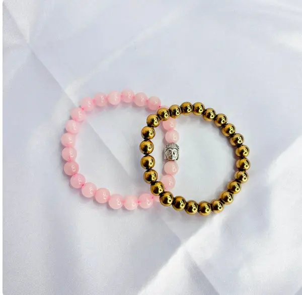 Crystal Rose Quartz Bracelet