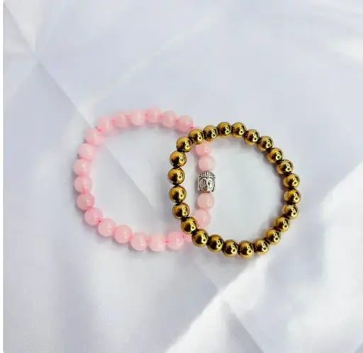 Crystal Rose Quartz Bracelet